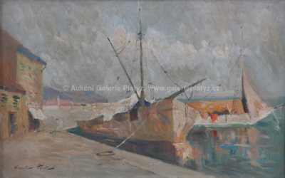  / Bárky v přístavu / Karel Hodr
