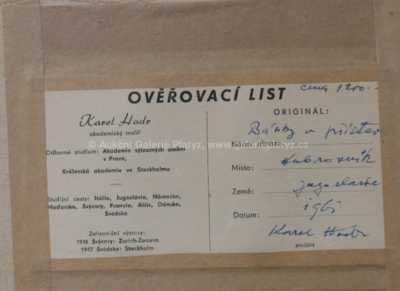  / Bárky v Dubrovníku / Karel Hodr