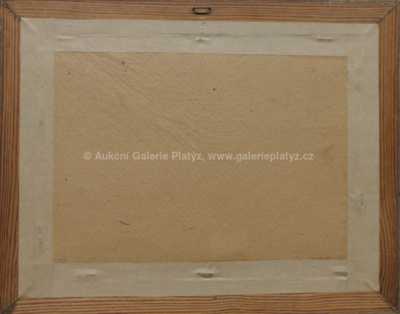  / Pohled na vesničku / Josef Čapek