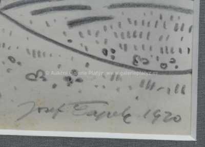  / Pohled na vesničku / Josef Čapek