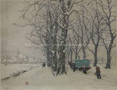  / Poutníci v zimě / František Tavík Šimon