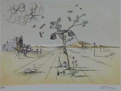  / Telefonní sluchátko / Salvador Dalí