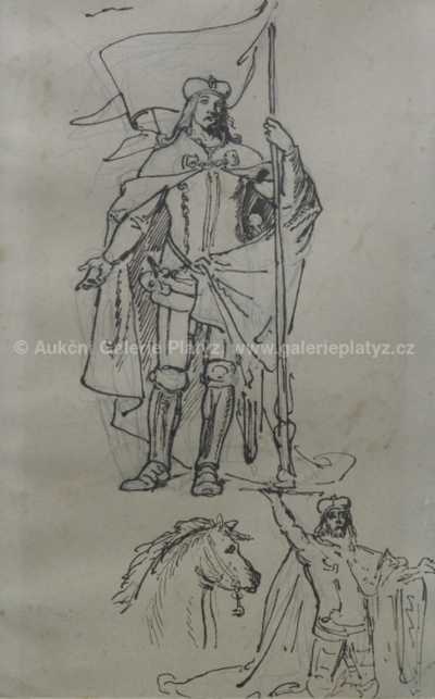  / Studie ke sv. Václavu / František Ženíšek