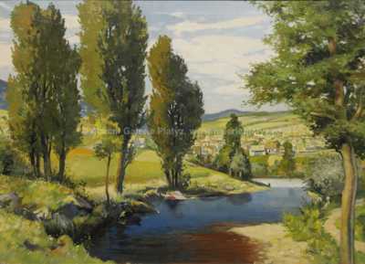  / Průhled nad řekou / Imro Weiner - Kráľ