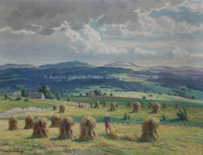  / Krajina o žních / František Daněk - Sedláček