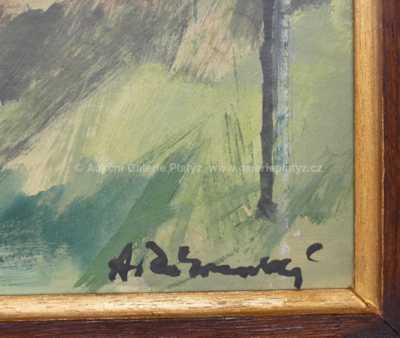  / V zahrádce / Adolf Zábranský