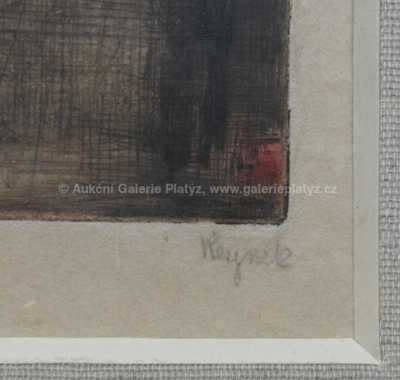  / Ecce homo s měsícem / Bohuslav Reynek