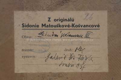  / Zahradní restaurace III. / Sidonie Matoušková-Košvancová