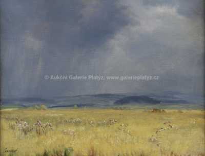  / Bouřka nad Bystřicí / Josef Jambor