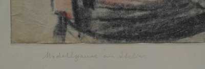  / Odpočinek v ateliéru / Eugen Spiro