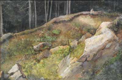  / Lesní strž / Julius Mařák