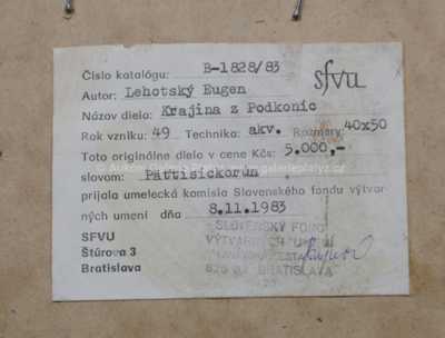  / Krajina z Podkoníc / Eugen Lehotský