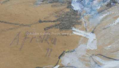  / Sedící děvče / Antoš Frolka