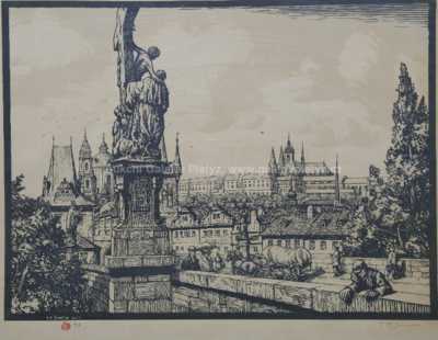  / Na Karlově mostě / František Tavík Šimon