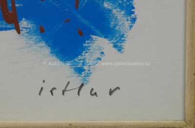  / Abstrakce v modré / Josef  Istler