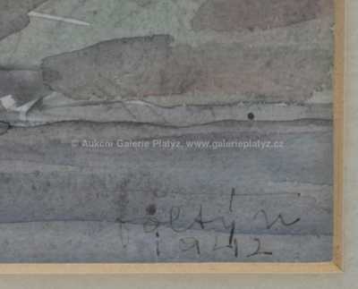  / Chaloupky u řeky / František  Foltýn