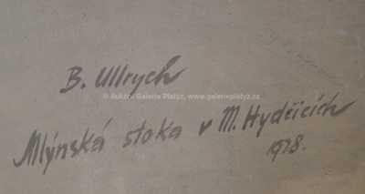  / Mlýnská stoka v M. Hydčicích / Bohumil Ullrych