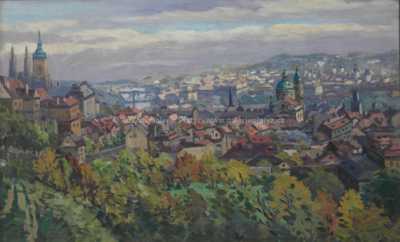  / Panorama Prahy ze Strahova / Jaroslav Šimůnek