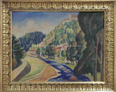 František Havránek - Zimmerhansl - Hrad Bítov