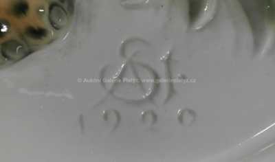  / Leopard /  Porcelán