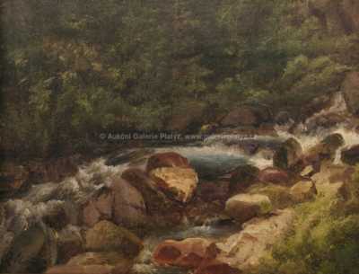  / Lesní bystřina / Julius Mařák