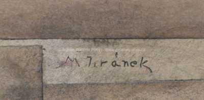  / Letní krajina s domky / Miloš Jiránek