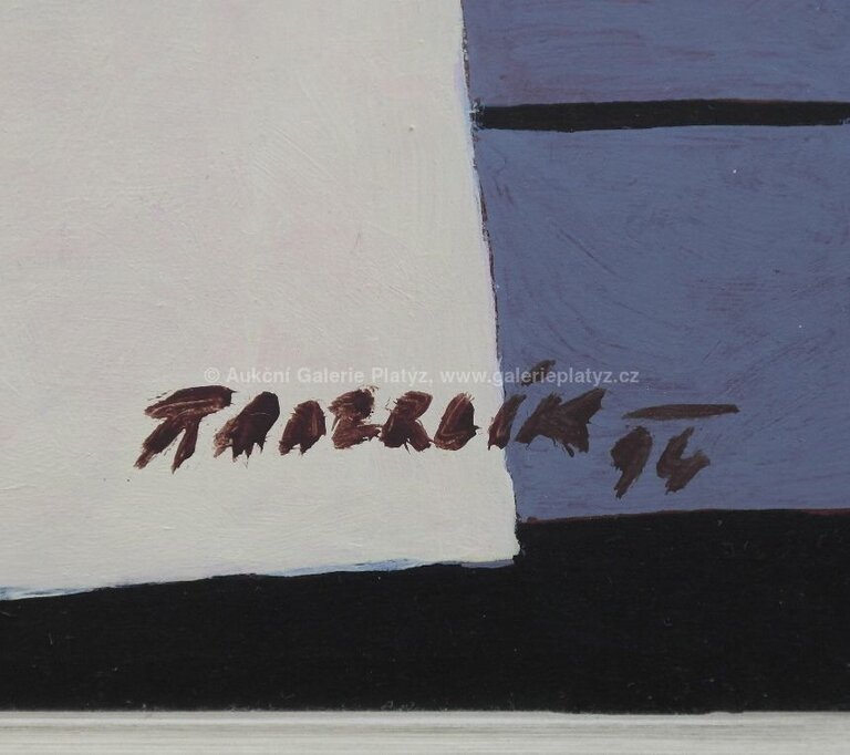  / Sedící akt / Arnošt Paderlík