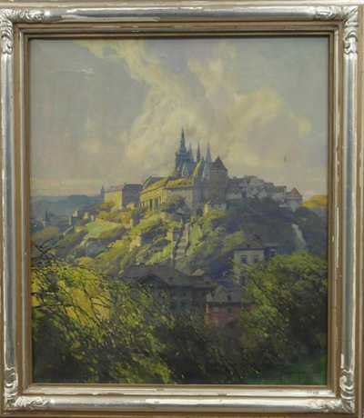 Jaroslav Šetelík - Pohled na Hradčany