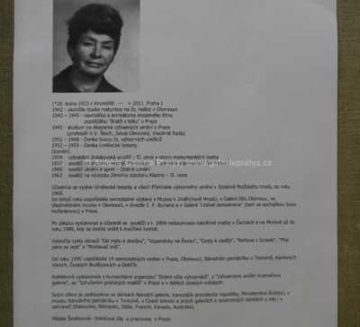  / V šatně / Milada Šindlerová-Vokáčová