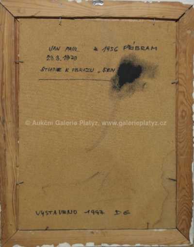  / Studie k obrazu Sen / Jan Paul