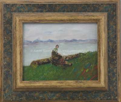 Jožka (Josefa) Kačírková-Ryšavá - Odpočinek na lovu