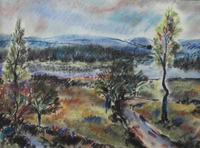  / Pohled do krajiny / Bohuslav Reynek