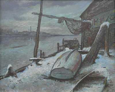  / Zima na Vltavě / Jaroslav Veris (Zamazal)