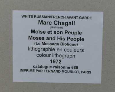  / Mojžíš a jeho lidé / Marc Chagall