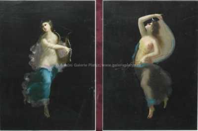  / Čtyři divadelní múzy / Ferdinand Leeke