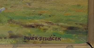  / Soumrak na poli / František Daněk - Sedláček