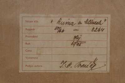  / Ruina / Jan Bohumil Pospíšil