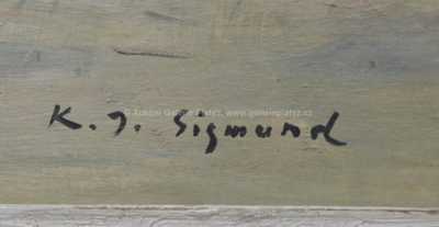  / Zimní vesnička / Karel Jan Sigmund