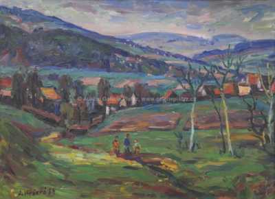  / Na jaře u Křivého / Jaroslava  Hýžová Fišerová