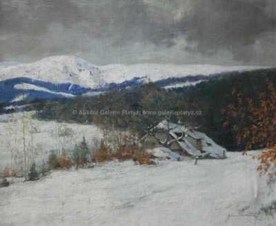  / Roubenka pod sněhem / Bedřich Peroutka