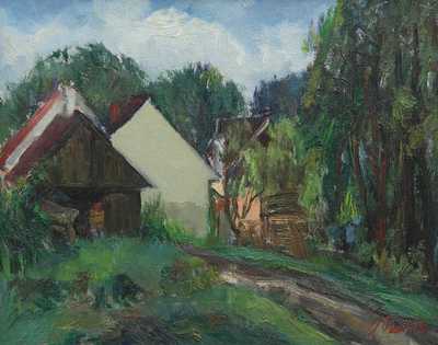  / Před vesničkou / Jaroslav Paur