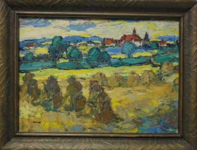 František Max - Pohled na kostelík