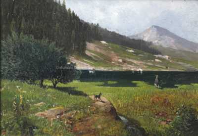  / Rybář v Korutanech / Alois Kirnig