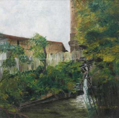  / Tůň pod jezem /   Autor neurčen