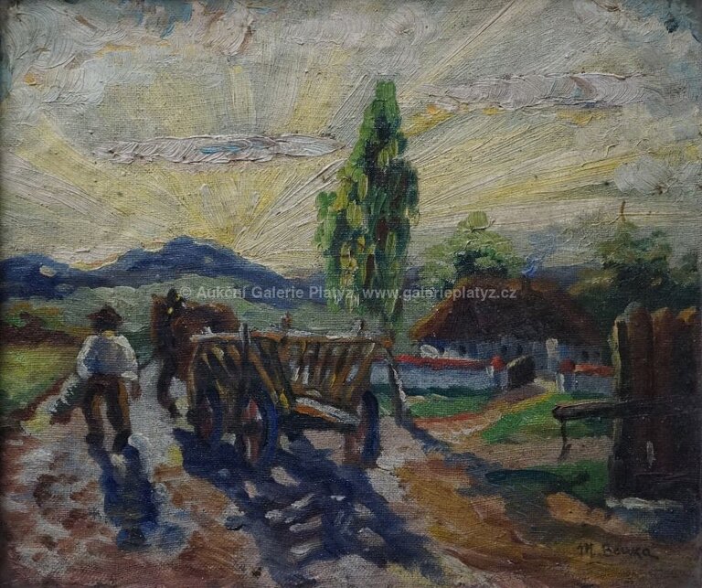  / Při západu slunce / Martin Benka