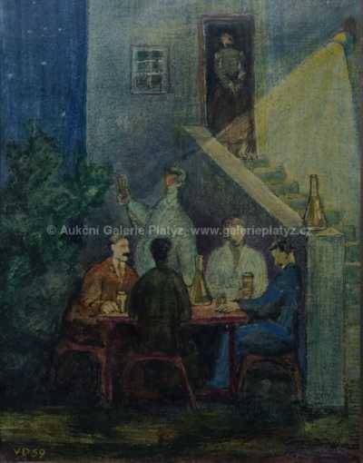  / Při degustaci / Viktor Dobrovolný