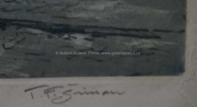  / V noční ulici / František Tavík Šimon