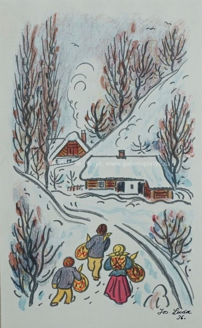  / Koledníci / Josef Lada