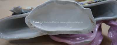  / Dáma v růžovém /  Porcelán