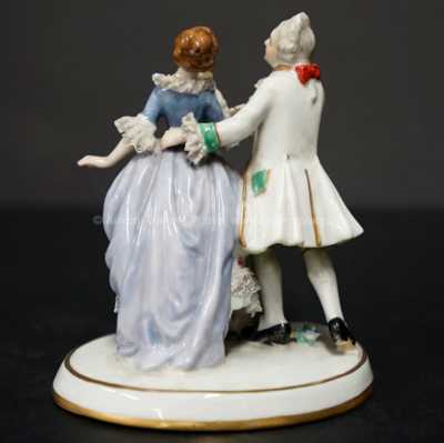  / Galantní scénka /  Porcelán